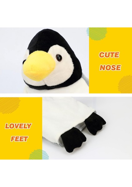 Hareketli Kollu Penguen El Kuklası Peluş Doldurulmuş Hayvan Oyuncak Rol Oynamak Için Hikaye Anlatımı Interaktif Oyun Okul Öncesi Öğretim Çocuklar Için Hediyeler Doğum Günü Noel 10' (Yurt Dışından) fırsatları