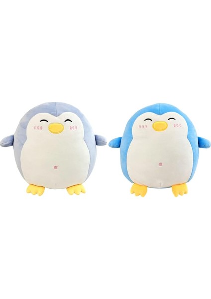 Açık Mavi Penguen Peluş Oyuncak, Penguen Peluş Doldurulmuş Hayvan Peluş Yastık Erkekler ve Kızlar Için 10 Inç Noel Doğum Günü Hediyesi (Yurt Dışından)