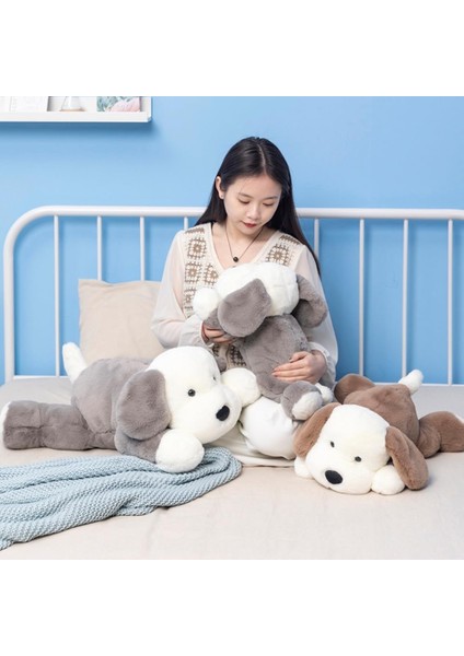 Peluş Yavru Köpek Dolması Hayvan Köpek Çocuklar Peluş Oyuncak Yastık Sarılma Yastık Peluş Oyuncak (Kahverengi, 30CM/11.8IN) (Yurt Dışından) fiyatları