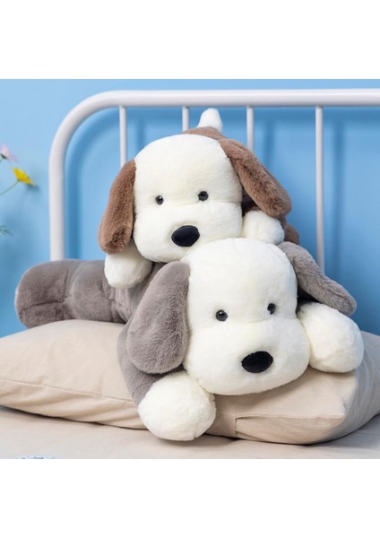 Peluş Yavru Köpek Dolması Hayvan Köpek Çocuklar Peluş Oyuncak Yastık Sarılma Yastık Peluş Oyuncak (Kahverengi, 30CM/11.8IN) (Yurt Dışından) fırsatları