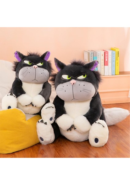 12 Inç Kızgın Kedi Peluş Oyuncaklar, Sevimli Kedi Yavrusu Doldurulmuş Hayvan Yumuşak Kawaii Anime Peluş Kötü Siyah Kedi Peluşlar Çocuklar Için Doğum Günü Noel (Yurt Dışından) fiyatları