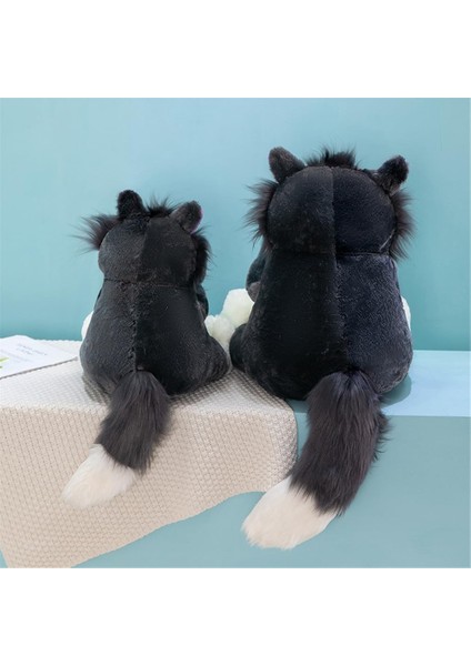 12 Inç Kızgın Kedi Peluş Oyuncaklar, Sevimli Kedi Yavrusu Doldurulmuş Hayvan Yumuşak Kawaii Anime Peluş Kötü Siyah Kedi Peluşlar Çocuklar Için Doğum Günü Noel (Yurt Dışından) modelleri
