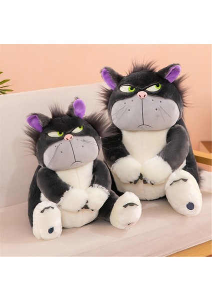 12 Inç Kızgın Kedi Peluş Oyuncaklar, Sevimli Kedi Yavrusu Doldurulmuş Hayvan Yumuşak Kawaii Anime Peluş Kötü Siyah Kedi Peluşlar Çocuklar Için Doğum Günü Noel (Yurt Dışından) fırsatları