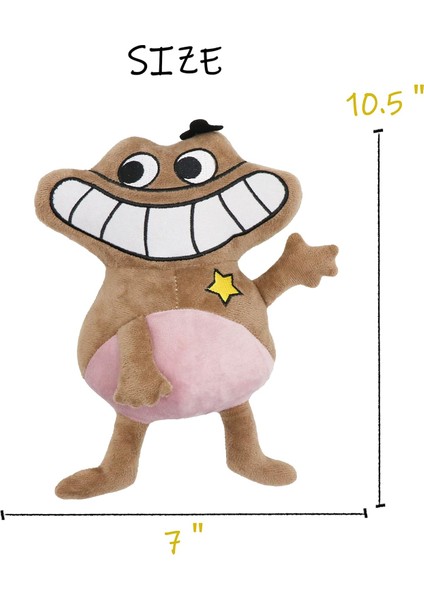 Garten Of Banban Peluş Oyuncak Şerif Jeff Hayranları Için Hediye 10'' Garten Of Ban Ban Peluş Yumuşak Dolması Şekil Bebek Çocuklar ve Yetişkinler Için Büyük Doğum Günü Hediyesi (Yurt Dışından) fiyatları
