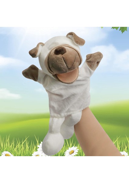 Yavru El Kuklası Hareketli Ağızlı Yumuşak Hayvan Peluş Oyuncak Interaktif Hikaye Anlatımı Sevimli Köpek Oyuncakları Yaratıcılık ve Hayal Gücü Yeni Yürümeye Başlayan Çocuklar Için D (Yurt Dışından) fırsatları
