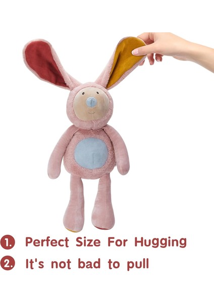 Lovely Supersoft Bebek Karft Tarzı Pembe Tavşan Peluş Yastık, Doldurulmuş Hayvan, Çocuklar Için Sarılma Yatıştırıcı Oyuncaklar, Boyut S 15" (Bebek Tavşan) (Yurt Dışından) fırsatları