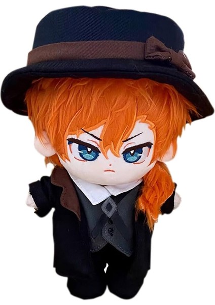 Sevimli Peluş Bebek, 20 Cm/8 Inç Giydirme Bebek, Anime Karakteri Yumuşak Doldurulmuş Bebek, Anime Hayranları Için Koleksiyonluk Hediye (Nakahara Chuuya-B) (Yurt Dışından)