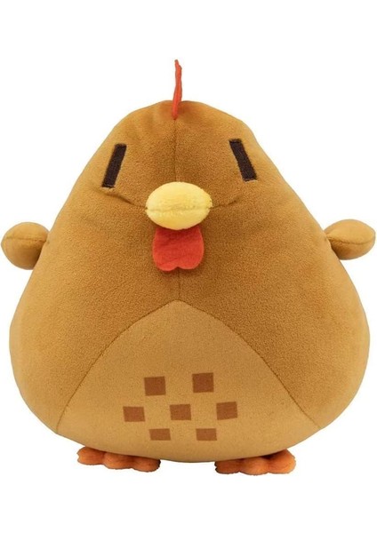 Stardew Peluş Oyuncak Vadi Bebek Figürü Apple Junimo Peluş Bitkiler Doldurulmuş Hayvan Yeşil Yumuşak Peluş Yastık, Aileniz Için En Iyi Hediye 10" (Kahverengi Tavuk) (Yurt Dışından)