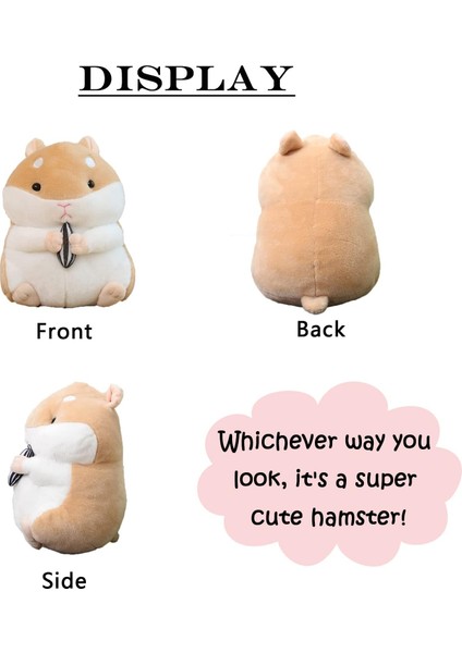 11.8 "hamster Peluş Doldurulmuş Hayvanlar Kahverengi Kawaii Hamster Oyuncak Çocuklar Erkekler Kızlar Için (Yurt Dışından) modelleri