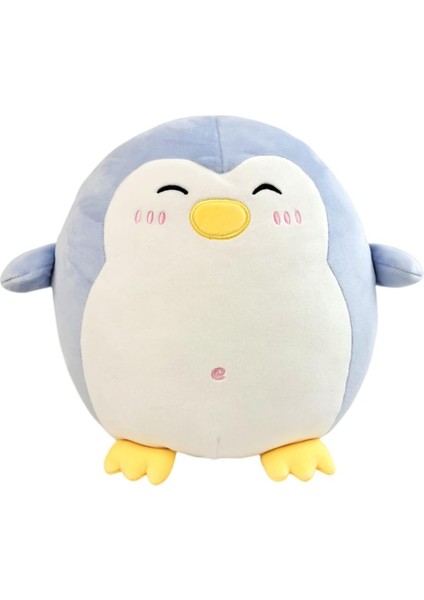 Açık Mavi Penguen Peluş Oyuncak, Penguen Peluş Doldurulmuş Hayvan Peluş Yastık Erkekler ve Kızlar Için 10 Inç Noel Doğum Günü Hediyesi (Yurt Dışından)