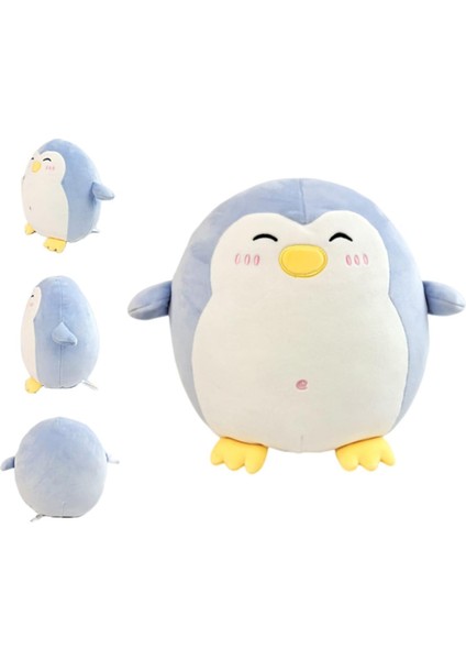 Açık Mavi Penguen Peluş Oyuncak, Penguen Peluş Doldurulmuş Hayvan Peluş Yastık Erkekler ve Kızlar Için 10 Inç Noel Doğum Günü Hediyesi (Yurt Dışından)