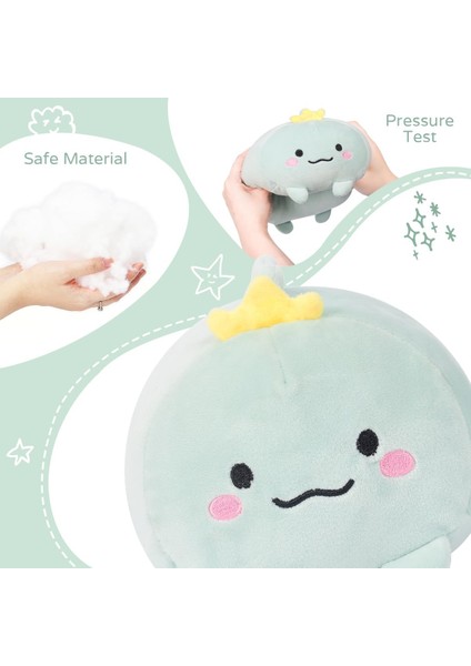 23.6 Inç Sevimli Dinozor Peluş Doldurulmuş Hayvan Silindirik Vücut Yastık, Süper Yumuşak Karikatür Sarılma Oyuncak Yatak Için Hediyeler, Çocuklar Uyku Kawaii Yastık (Yurt Dışından)