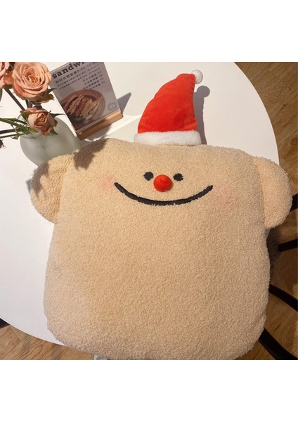 Sevimli Hayalet Peluş Yastık, Yumuşak Kahverengi Kutu Yastık Doldurulmuş Hayvanlar Peluşlar Kawaii Bebek Oyuncak Komik Oda Dekor Hediyeler Kız Erkek Doğum Günü Cadılar Bayramı Noel (Yurt Dışından) fiyatları
