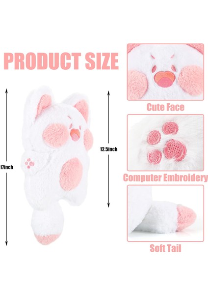 12,5 Inç Sevimli Kedi Doldurulmuş Hayvan Yumuşak Peluş Oyuncak - Yumuşak Kedi Peluş Oyuncak Kawaii Peluş Yastık Her Yaştan Çocuklar Için Uyku Vakti Için Mükemmel Snuggles Erkek ve (Yurt Dışından) fiyatları