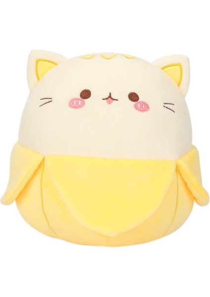 Muz Kedi Peluş Oyuncak, 9.8 "muz Kedi Peluş Doldurulmuş Hayvan Kawaii Kedi Yastık Yumuşak Kedi Peluş Bebek Çocuklar Için Kız Erkek Doğum Günü Noel Ev Decora (Muz Kedi) (Yurt Dışından)