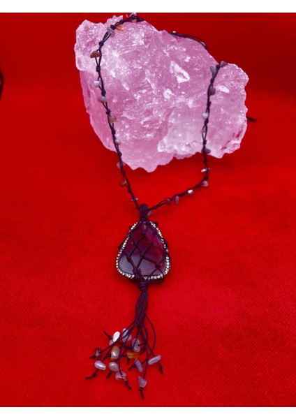 Sertifikalı Bostwana Akik Doğal Taş Kolye El Yapımı Handmade Aaa Kalite modelleri