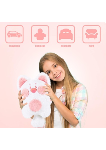 12,5 Inç Sevimli Kedi Doldurulmuş Hayvan Yumuşak Peluş Oyuncak - Yumuşak Kedi Peluş Oyuncak Kawaii Peluş Yastık Her Yaştan Çocuklar Için Uyku Vakti Için Mükemmel Snuggles Erkek ve (Yurt Dışından) fırsatları