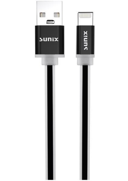 3A Soft Kablo Lightning Şarj ve Data Kablosu Siyah Sc-03