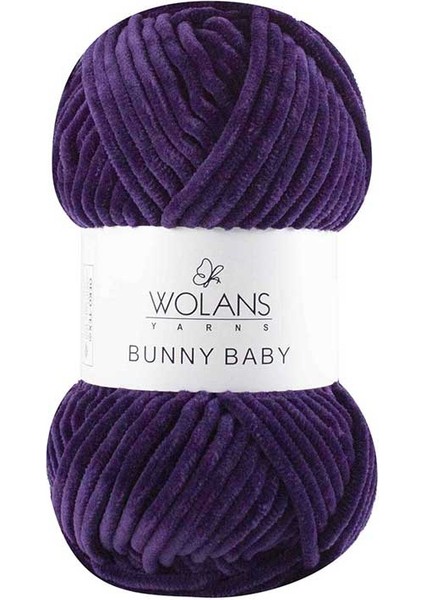 Bunny Baby Kadife Bebek Yünü // 16 // Mor