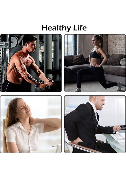 EV-MT51 Dijital Karbon Fiber/siyah 2500 Mah Kablosuz Dokunmatik Profesyonel Masaj Aleti modelleri