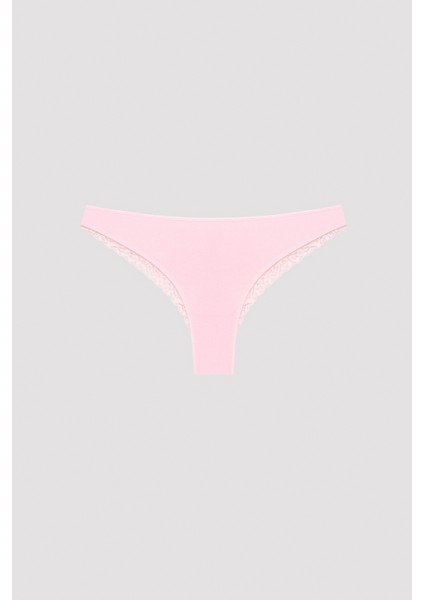 Coral Vibes Lacy Dantel Back Brazilian Külot 3'lü modelleri