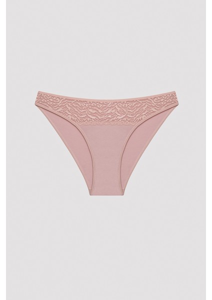 Coral Vibes Dantel Detaylı Çok Renkli 3lü Slip Külot