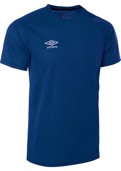 Wanderer Erkek Antrenman Tişörtü Nefes Alabilir Kumaş ile Rahat Hareket Mavi