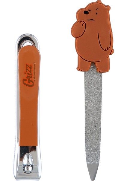 We Bare Bears Lisanslı Mini Manikür Seti - Boz Ayı