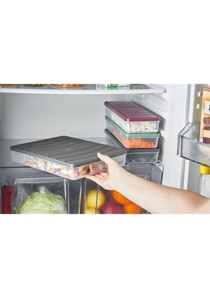Tekno Trust 2 - 2,99 L Selka Nora 2 Li Nora Saklama Kabı ( 2,5 Lt ) - Mürdüm Plastik 2 Parça