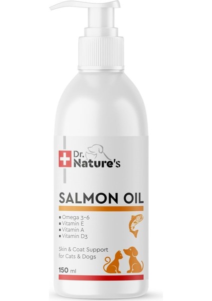 Balık Yağı Salmon Oil 150 Ml(Kedi ve Köpekler Için Tüy Dökülmelerini Önleyici)