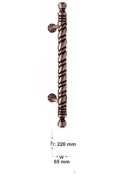 Antik Bronz Çekme Kol A-167 Antik Sarı