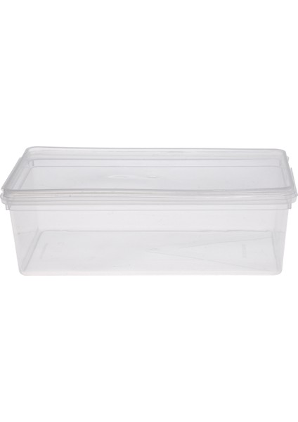 Tekno Trust 10'lu Plastik Kendinden Kilitli- Kapaklı Saklama Kabı Gıda&yemek&derin Dondurucu 2 Litre 10 Adet Pl