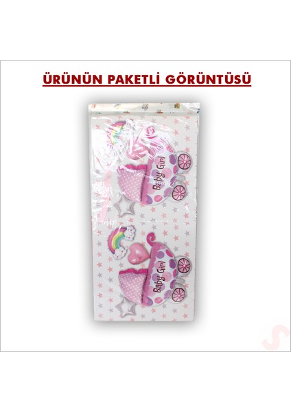 Kapaklı, Katlanır Demonte Karton Kutu, 30CM - Puset & Pembe