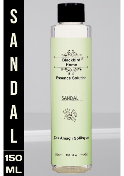Sandal Koku Esansı Etkili Çok Amaçlı Solüsyon 150 ml Tüm Koku Makinelere Uyumlu Ortam Kokusu