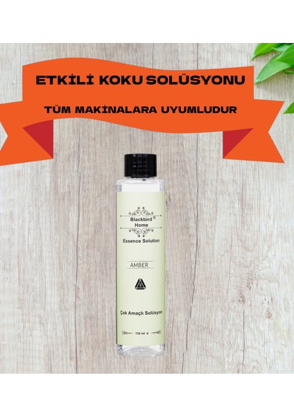 Amber Koku Esansı Etkili Çok Amaçlı Solüsyon 150 ml Tüm Koku Makinelere Uyumlu Ortam Kokusu fiyatları