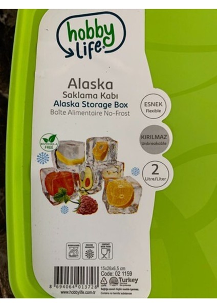 Tekno Trust 4 Parça 2 Litre Alaska No Frost Saklama Kabı 4 Adet