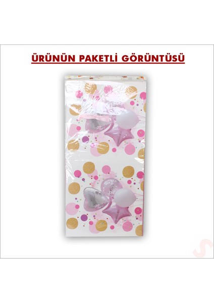 Kapaklı, Katlanır Demonte Karton Kutu, 30CM - Balon & Pembe fırsatları