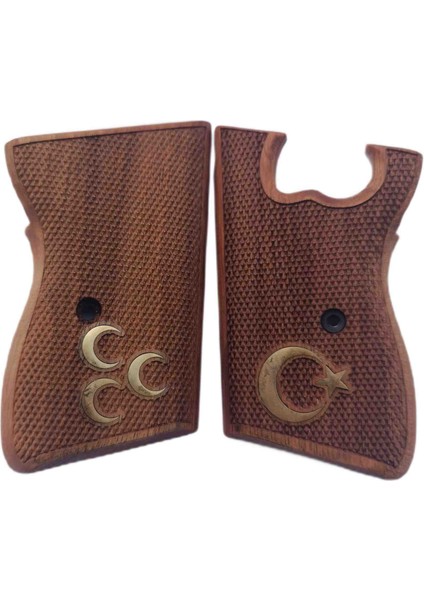 Çekvizör 7.65 mm Ahşap Logolu Kabze