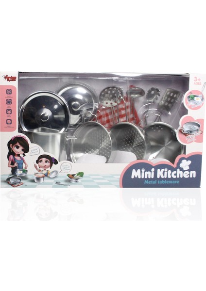 11 Parça Çelik Tencere Tava Set