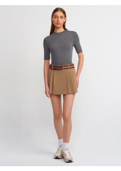 30481 Yüksek Yakalı Tshirt-Antrasit M modelleri