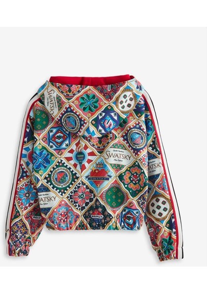 Kız Çocuk Renkli Sweatshirt 23PFWSW1551