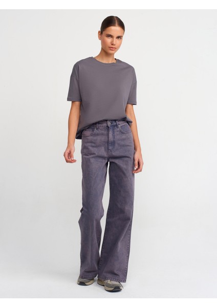 3683 Basic T-Shirt-Füme