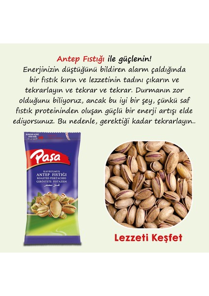 Kuruyemiş Kavrulmuş Antep Fıstığı 40 gr x 12