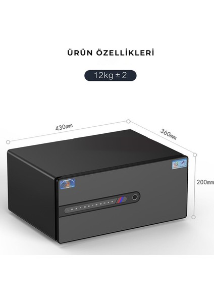 BGX20 Deluxe Wıfı Parmak Izli Şifreli Akıllı Çelik Kasa modelleri