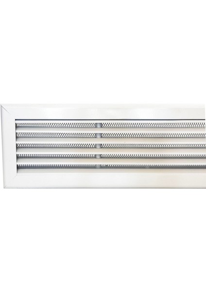 Lineer Şömine Menfezi 30 x 10 cm Beyaz
