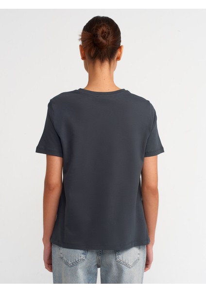 30740 Pamuklu T-Shirt-Antrasit fiyatları