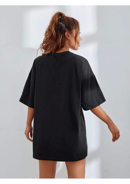 Kadın Siyah Palm Angels Oversize Tshirt fiyatları