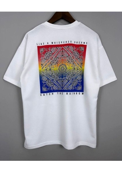 Blacksokak Erkek Beyaz Came The Dawn Baskılı Oversize Tshirt fiyatları