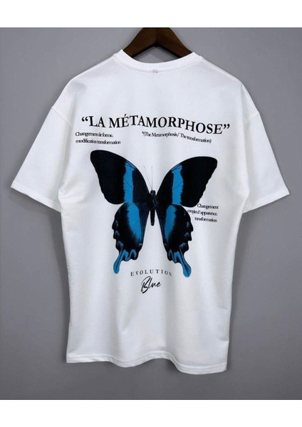 Blacksokak Erkek Beyaz Evolutuıon Baskılı Oversize Tshirt fiyatları