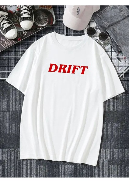 Blacksokak Unisex Beyaz Drift Tokyo Baskılı Oversize T-Shirt fiyatları
